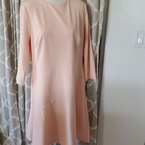 Pink long sleeve dress
